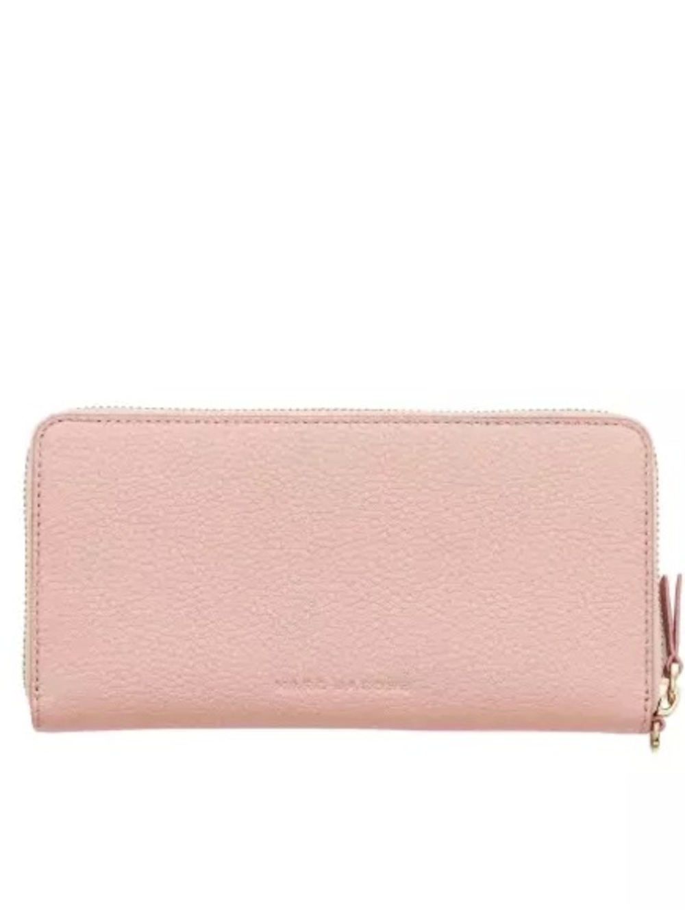 Marc Jacobs Pink Zip-Around Leather Wristlet Wallet with Gold Hardware - Picture 3 of 4